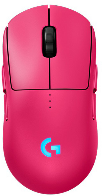로지텍 PRO 2 LIGHTSPEED 게이밍 무선 마우스, 910-007312, 핑크
