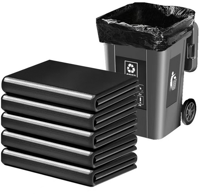 원이네 다용도 쓰레기 비닐봉투 블랙, 100개, 45L