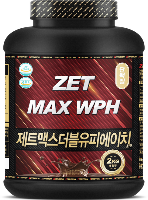 제트리션 제트맥스WPH 더블초코, 2kg, 1개