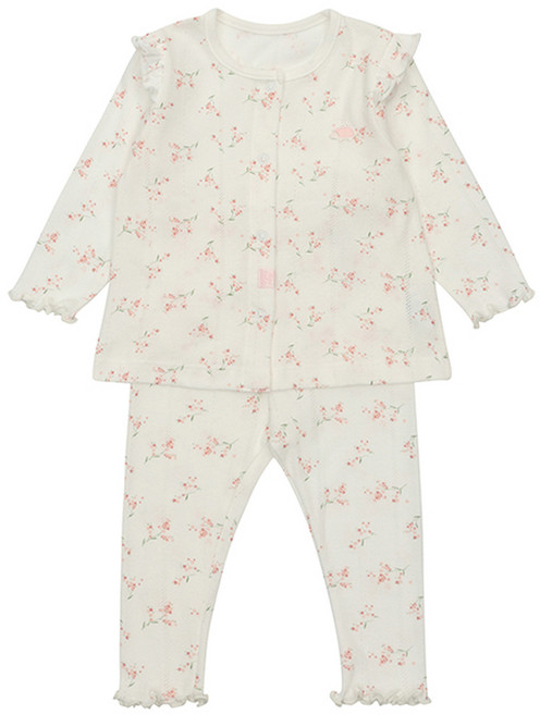 타티네쇼콜라 아동용 GL 뮬리 슬림 면 실내복 상하세트