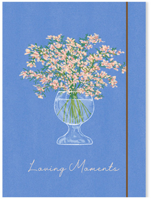 모노라이크 올리비아 플라워스 하드 커버 A5 6공 바인더, 01 블루, 1개