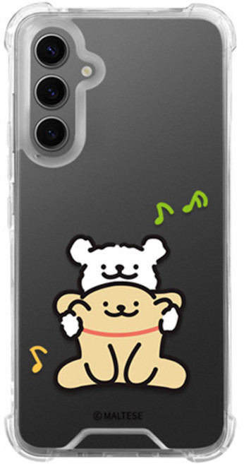 몰티즈 큐티즈 젤하드아머 휴대폰 케이스