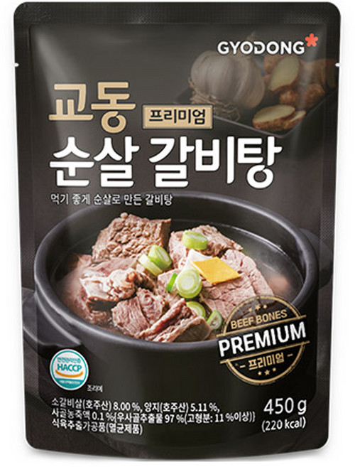 교동식품 프리미엄 순살 갈비탕, 450g, 1개