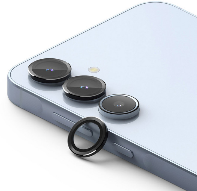 링케 카메라 렌즈 프레임 글라스 강화유리필름 세트, 1세트