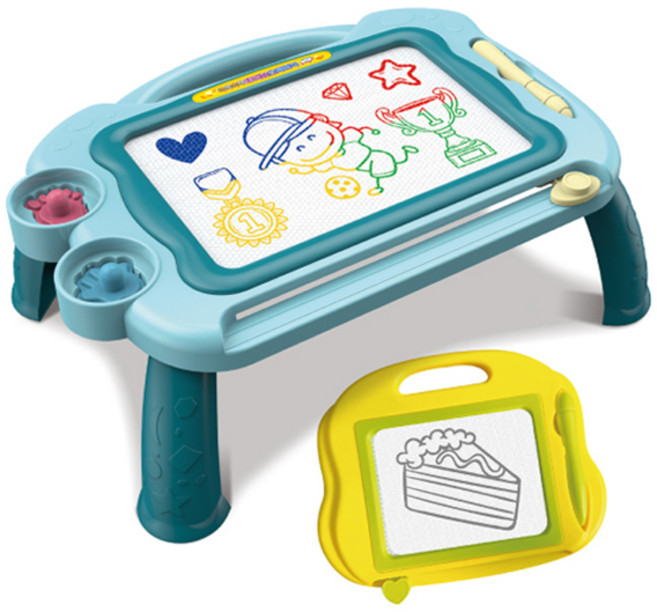 토이앤토이 쓱싹쓱싹 디럭스 테이블 자석스마트 스케치북 세트, 민트, 1세트