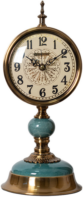 유럽피안 탁상시계, 빈티지 + 그린