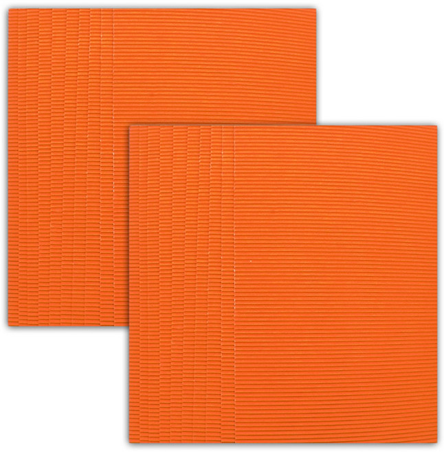 마다꾸미 컬러 골판지, 15 오렌지, 20개