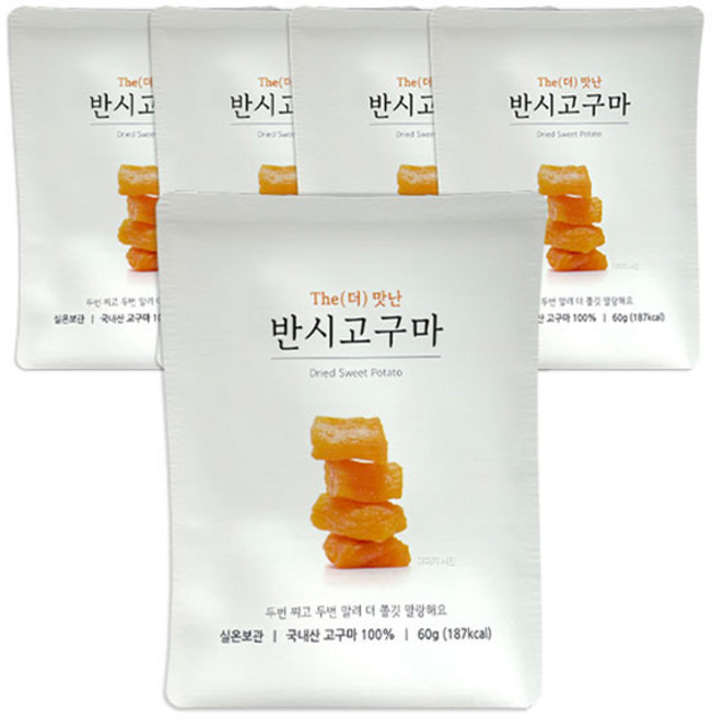 다모식품 The 더 맛난 반시고구마, 60g, 5개