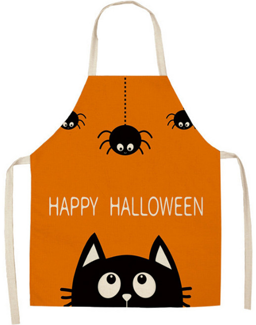 알로데 녹스 할로윈 미술 앞치마, 07 거미야옹