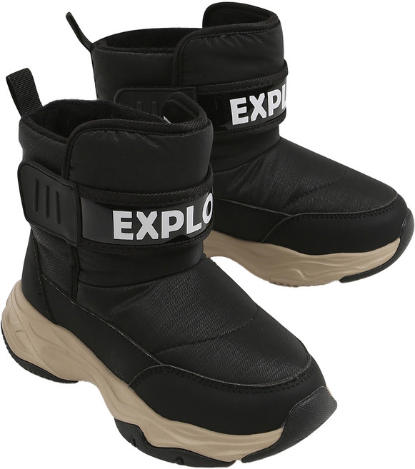 SHOOPENkids 兒童 WARM UP 魔鬼氈鋪棉靴 HPKV7EFV2M