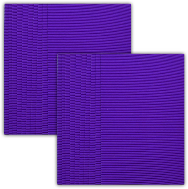 마다꾸미 컬러 골판지 20p, 14 퍼플, 1개