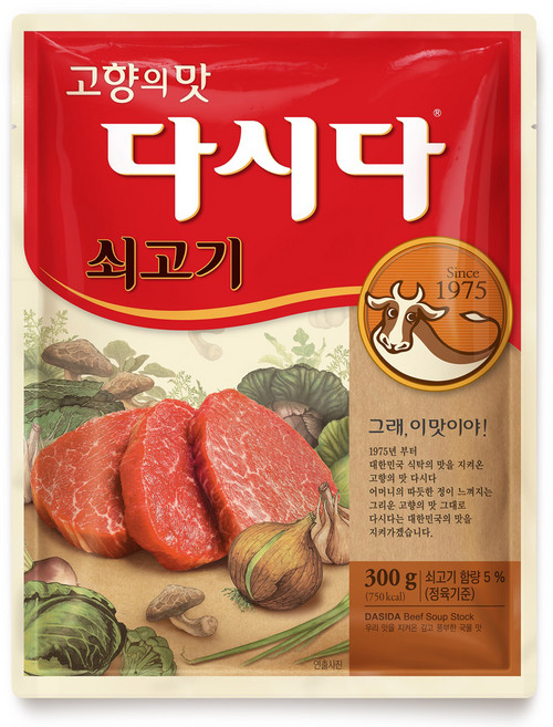다시다 CJ제일제당 쇠고기, 300g, 1개