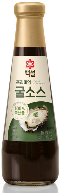 백설 프리미엄 굴 소스, 350g, 1개