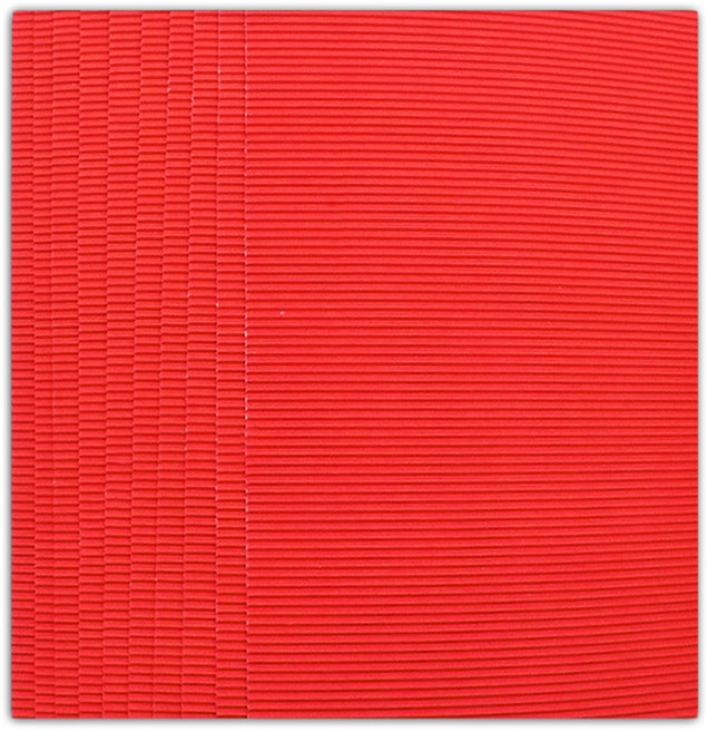 마다꾸미 컬러 골판지, 10 레드, 10개