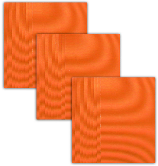 마다꾸미 컬러 골판지 30p, 27 오렌지, 1개