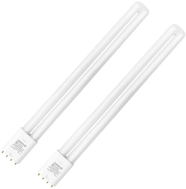 루미트론 플리커프리 HD LED 형광등 19W, 주광색, 2개