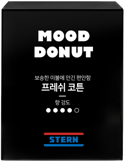 스턴 무드도넛 차량용 방향제, 1개, 프레쉬 코튼