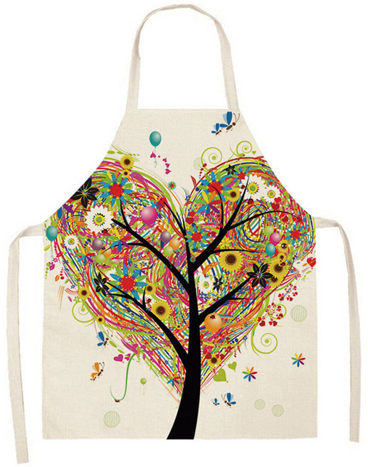 알로데 트리 유화 미술 앞치마, TYPE 05