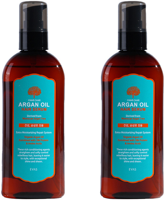 샤샤 아르간 오일 헤어세럼, 200ml, 2개