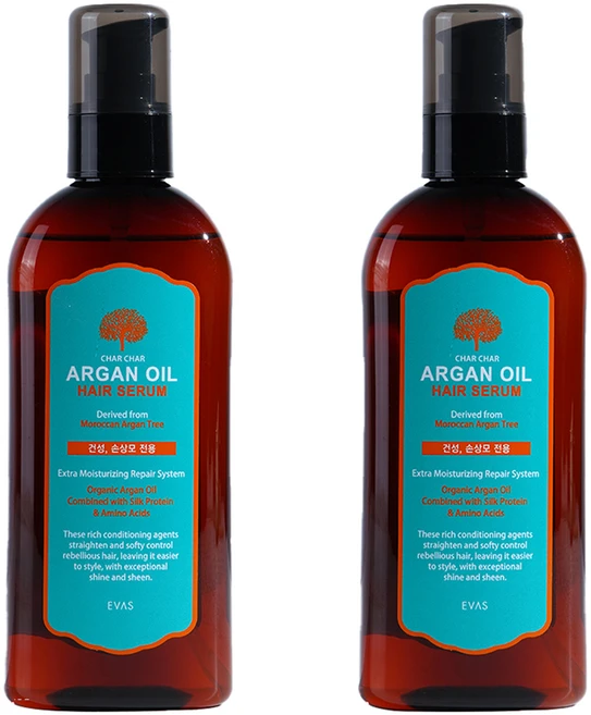샤샤 아르간 오일 헤어세럼, 200ml, 2개 - 쿠팡