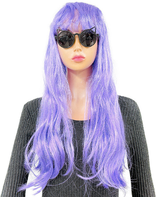 파티공구 롱 파티가발, 라벤다, 1개