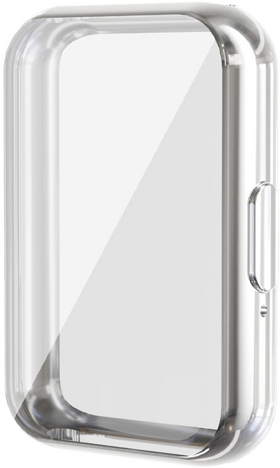 누아트 갤럭시핏 TPU 풀커버 케이스, 실버, 1개