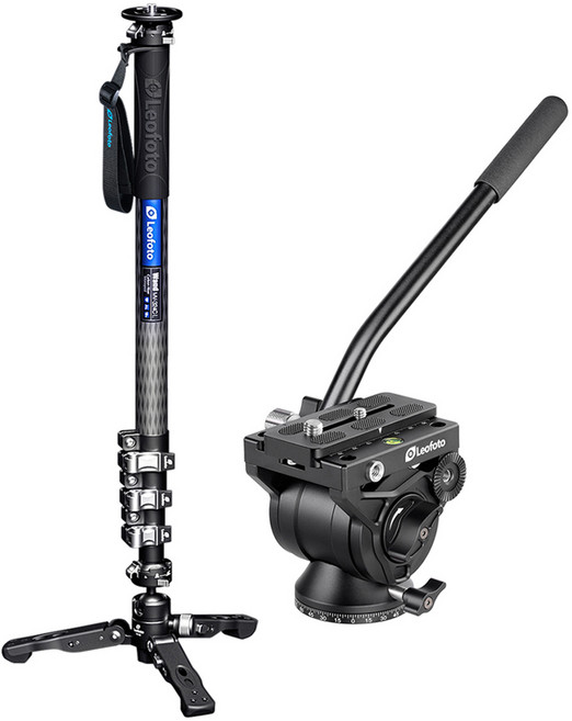 레오포토 완드 모노포드 + 비디오 헤드 세트, MV-324CL(레오포토 완드), BV-10(비디오헤드), 1세트