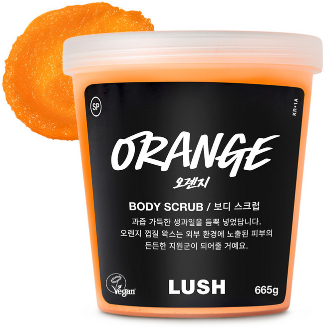 러쉬 오렌지 샤워 바디 스크럽, 665g, 1개