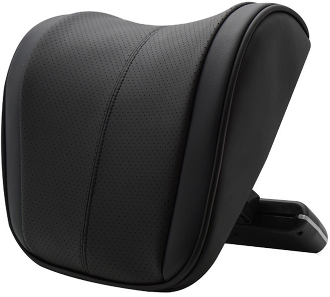 Fixx Leather 車用頭枕 雙色頸枕 支架 頸枕 頸部支撐, 1個, 黑色雙色