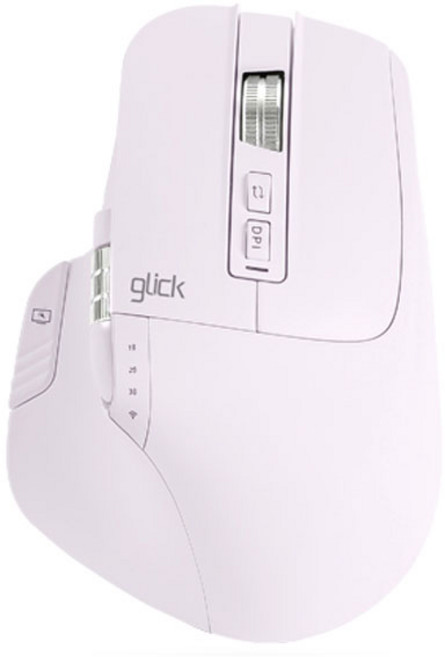지클릭커 오피스프로 휠 버티컬 인체공학 충전식 무소음 유무선 마우스, G-CLIKER OFFICEPRO WHEELMASTER, 퍼플