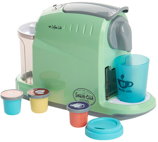 캐스비 리틀맘그린 커피머신 소꿉놀이, 혼합색상, 1세트