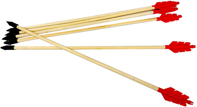 파티공구 날개형 투호화살, 레드, 6개