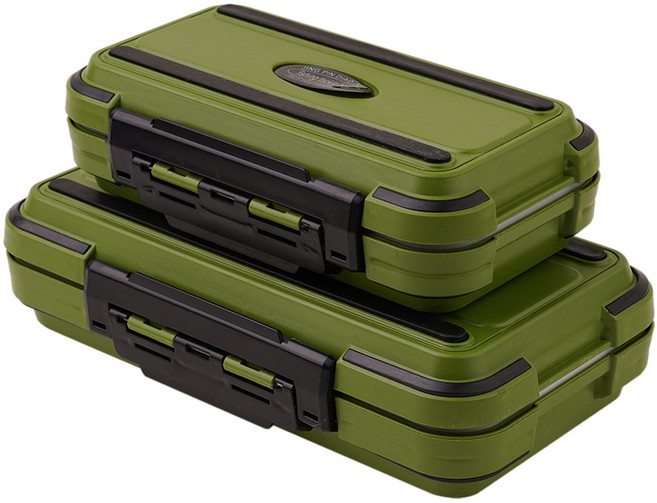 T렉스 낚시 태클박스 2종 세트 KN-17001, 그린, 1세트