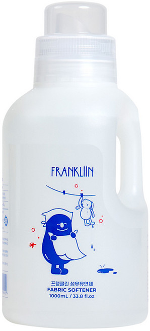 FRANKLIIN 섬유유연제 무향, 1L, 1개