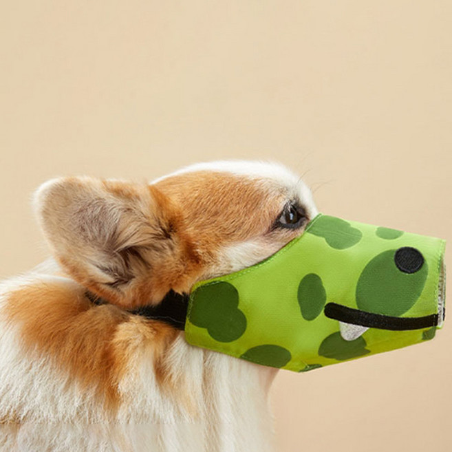 요런개 강아지 애니멀팜 입마개 L, 03 악어, 1개