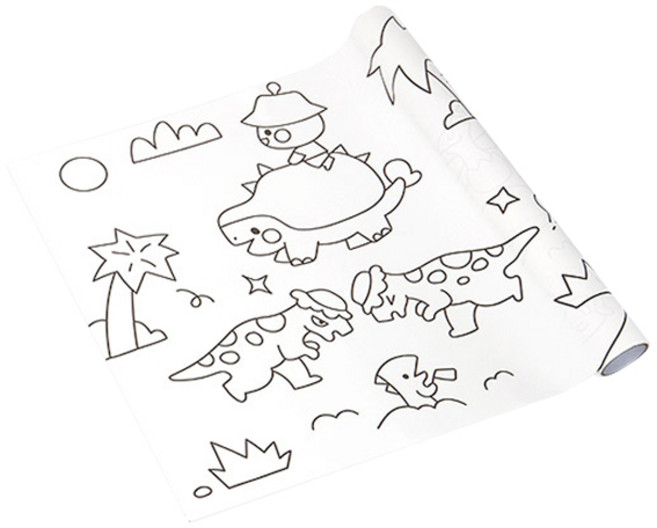 호안미로 벽에붙이는 색칠놀이 공룡, 1개