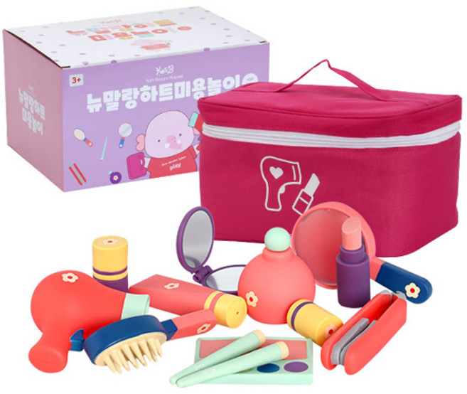 캐스비 플레이 뉴말랑하트 미용놀이, 혼합색상, 1개