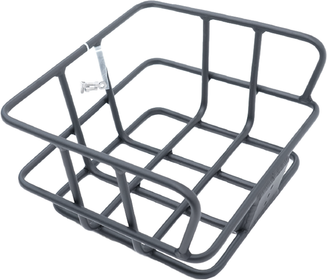 부릉이 전기자전거 전용 알루미늄 앞바구니 34 x 33 x 20 cm, 블랙, 1개