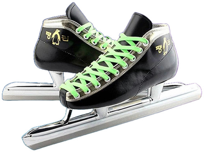 PENGUIN 스피드 스케이트화, 블랙, 205