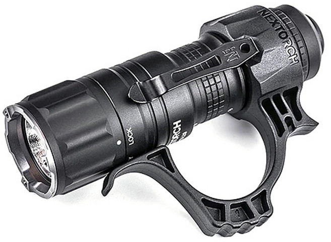넥스토치 TA20 택티컬 플래시라이트, 블랙, 1개