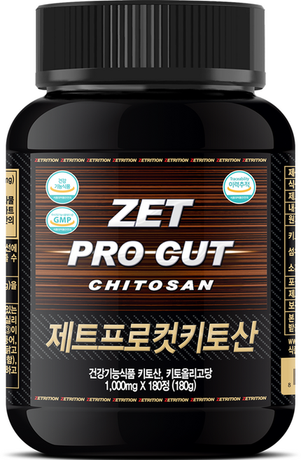 제트리션 제트프로컷키토산 1000mg, 1개, 180정