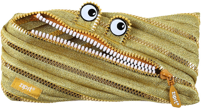 집잇 스페셜에디션 몬스터 파우치, 골드, 1개