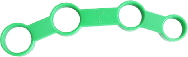 제이케이 남성용 기타 연습 텐션 핑거 익스텐더 그린, 1개