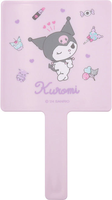 뷰티홈 산리오캐릭터즈 사각손거울 대, 쿠로미, 1개