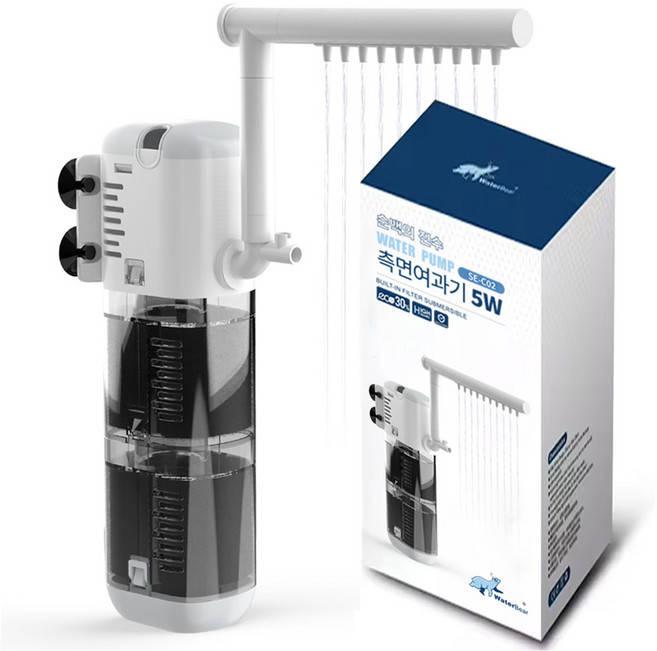 워터베어 순백의 진수 프리미엄 측면 여과기 SE-C02, 5W, 1개