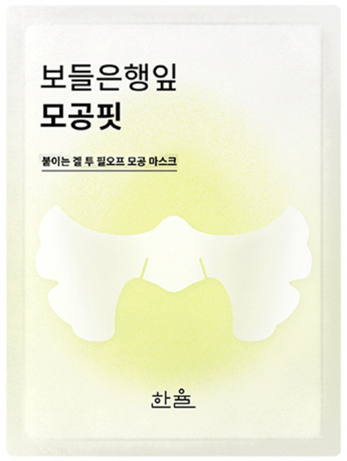 한율 보들은행잎 모공핏 마스크 10g, 1개입, 1개