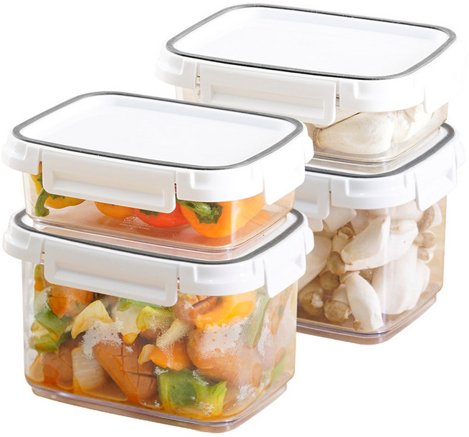 스카이락 클래식 반찬통 세트, 1세트, 460ml(2P) + 980ml(2P)