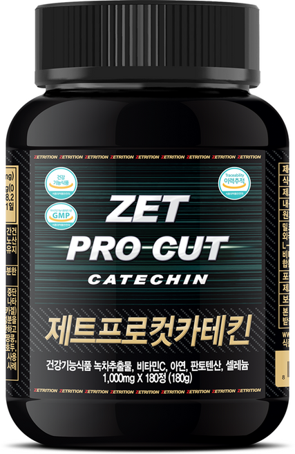 제트리션 제트프로컷카테킨 1000mg, 1개, 180정