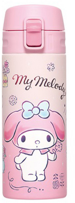 락앤락 뉴스쿨핏 산리오캐릭터즈 원터치 텀블러, 마이멜로디, 400ml, 1개