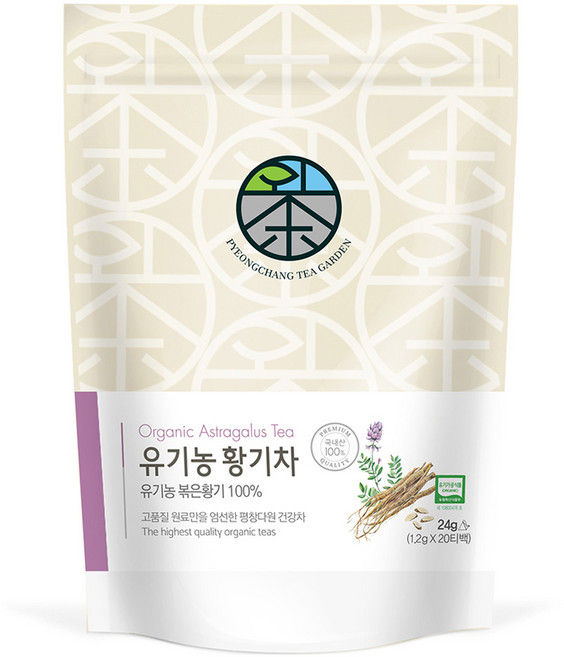 평창다원 유기농 황기차 PLA 생분해 삼각티백, 1.2g, 20개입, 1개